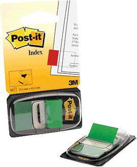 Post-it Öntapadó csík adagoló Index 680-3 Ragasztószalag hossza: Zöld 7000029856