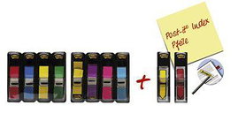Post-it Öntapadó csíkok 7000047670 Piros, Sárga, Zöld, Kék, Citrom, Lila, Rózsaszín, Türkiz