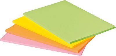 Post-it Öntapadó jegyzetlap 7100043258 203 mm x 152 mm Neonzöld, Neon narancs, Ultralila, Ultrasárga