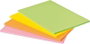 Post-it Öntapadó jegyzetlap 7100043258 203 mm x 152 mm Neonzöld, Neon narancs, Ultralila, Ultrasárga bélyegkép