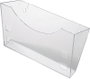 Helit glasklar H6103002 Prospektustartó Üvegtiszta N/A 1 db (Sz x Ma x Mé) 240 x 165 x 105 mm bélyegkép