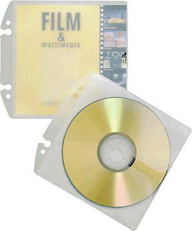Durable CD/DVD mappa-tok Átlátszó 10 db 5223-19