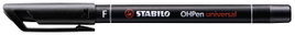 STABILO Alkoholos filc OHPen universal F 842 permanent Fekete 842/46