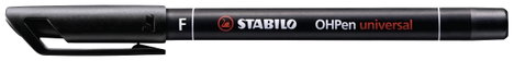 STABILO Alkoholos filc OHPen universal F 842 permanent Fekete 842/46
