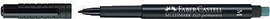 Faber-Castell Alkoholos filc 1525 MULTIMARK M permanent Fekete 152599