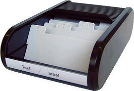 Helit H6218095 Visitenkartenbox the personal Névjegykártya könyv 300 kártya (Sz x Ma x Mé) 240 x 67 