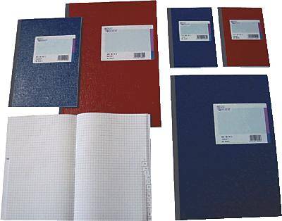 König & Ebhardt Kladde 8616272-100SB96 Jegyzettömb kockás Piros Lapok száma: 96 DIN A6