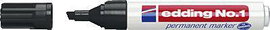 Edding No.1 4-1001 Permanent marker Fekete Vízálló: Igen