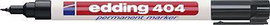 Edding 404 4-404001 Permanent marker Fekete Vízálló: Igen
