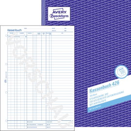 Avery-Zweckform Pénztárkönyv 426 DIN A4 Fehér Lapok száma: 100 Önmásoló: Nem