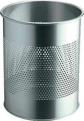 Szemeteskosár 15 l Durable (Ø x Ma) 260 mm x 315 mm Ezüst 1 db