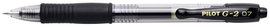 Pilot Zselés toll G-2 Fekete 0.4 mm
