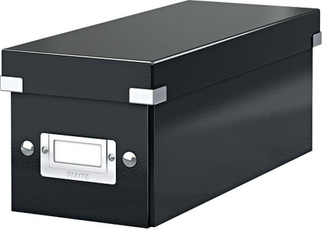 Leitz CD doboz Fekete 1 db (Sz x Ma x Mé) 127 x 124 x 320 mm 6041-00-95