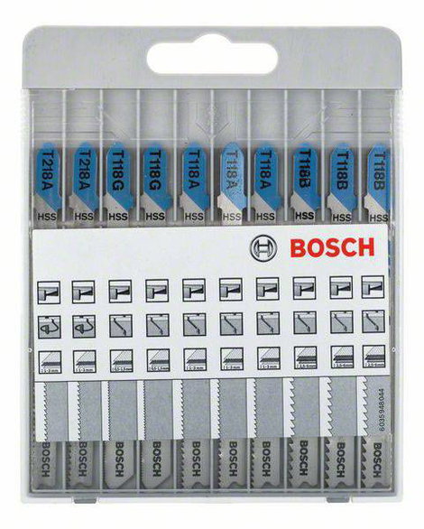 10 részes Basic for Metal szúrófűrészlap-készlet - T 218 A T 118 G T 118 A T 118 B Bosch Accessor 2. kép