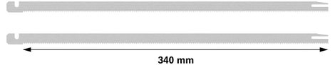 2 részes fűrészlapkészlet - 300 mm Bosch Accessories 2607018012 Fűrészlap 4. kép