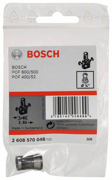 Befogópatron szorítóanya nélkül - 1/4 Bosch Accessories 2608570048 2. kép