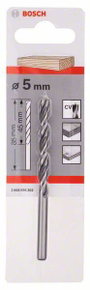 Fa spirál fúró 5 mm Bosch Accessories 2608596302 Teljes hossz 86 mm Henger szár 1 db 2. bélyegkép
