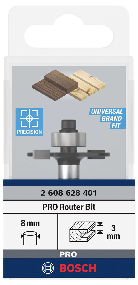 Tárcsás horonymaró - 8 mm, D1 32 mm, L 3 mm, G 51 mm Bosch Accessories 2608628401 3. kép