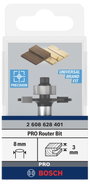 Tárcsás horonymaró - 8 mm, D1 32 mm, L 3 mm, G 51 mm Bosch Accessories 2608628401 3. bélyegkép