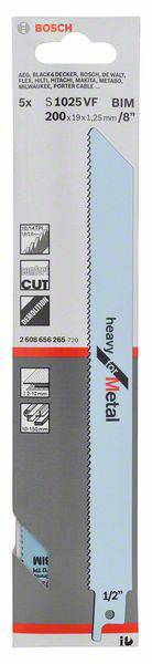 Szablyafűrészlap, S 1025 VF - Heavy for Metal Bosch Accessories 2608656265 2. kép