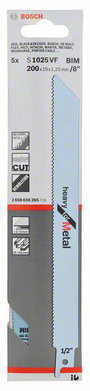 Szablyafűrészlap, S 1025 VF - Heavy for Metal Bosch Accessories 2608656265 2. bélyegkép