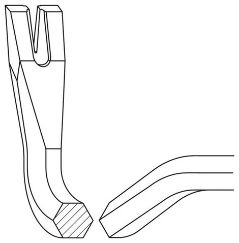 Szöghúzó vas - Rennsteig Rennsteig Werkzeuge 271 800 2 800 mm 3. kép