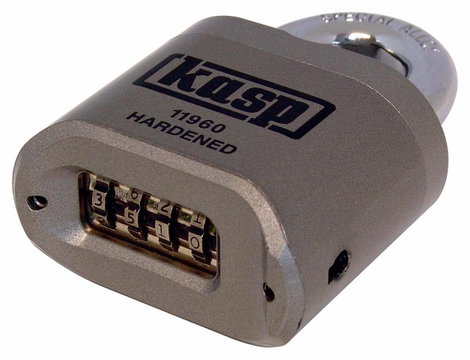 Függő lakat Kasp K11960D Ezüst Számkódos zár