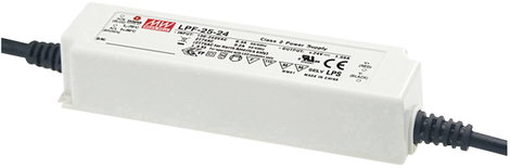 LED meghajtó, LED transzformátor Állandó feszültségű, Állandó áramú Mean Well LPF-25D-12 25.2 W 2.1