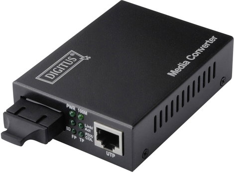 Digitus DN-82021-1 LAN, SC Duplex Hálózati médiakonverter 100 MBit/s