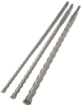 AVIT AV08014 Keményfém Áttörő fúró 3 részes 12 mm, 16 mm, 24 mm Teljes hossz 1000 mm SDS-Plus 1 db