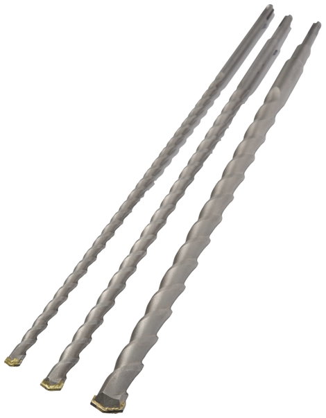 AVIT AV08014 Keményfém Áttörő fúró 3 részes 12 mm, 16 mm, 24 mm Teljes hossz 1000 mm SDS-Plus 1 db