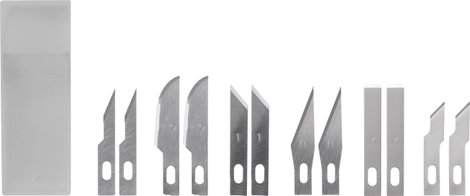 Tapétavágó tartalék penge 39.4 mm, 37 mm, 36.5 mm, 35.7 mm, 35.3 mm, 31 mm TOOLCRAFT Acél Ezüst