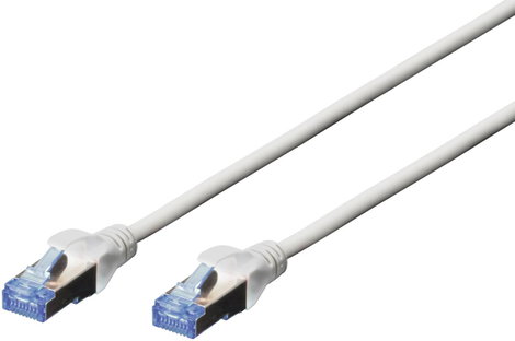 Digitus DK-1532-010 RJ45 Hálózati kábel, patchkábel CAT 5e SF/UTP 1.00 m Szürke sodort érpár 1 db