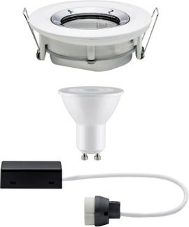 Fürdőszobai beépíthető lámpa LED GU10 7 W IP65 Paulmann Nova Fehér (matt), Króm