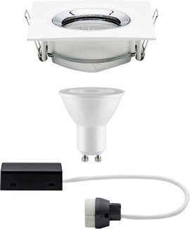 Fürdőszobai beépíthető lámpa LED GU10 7 W IP65 Paulmann Nova Fehér (matt), Króm