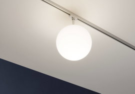 Nagyfeszültségű sínrendszer lámpa URail E14 10 W LED Paulmann Globe Small Króm (matt)