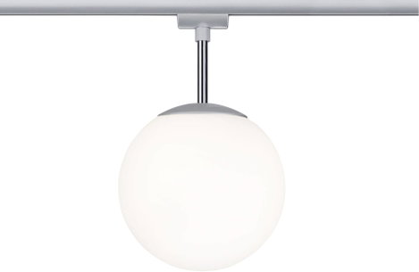 Nagyfeszültségű sínrendszer lámpa URail E14 10 W LED Paulmann Globe Small Króm (matt) 3. kép