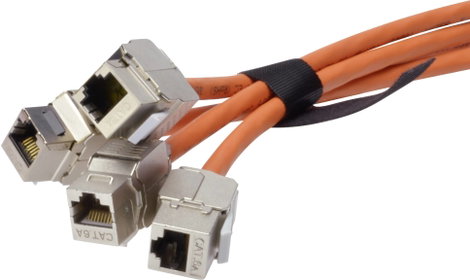 Digitus DN-CT-10M-20 19 coll Tépőzár Fekete 2. kép