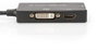DisplayPort 3in1 átalakító - DP-HDMI + DVI + VGA, 0,2 m, Digitus AK-340418-002-S 3. bélyegkép