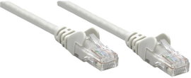 Intellinet 737302 RJ45 Hálózati kábel, patchkábel CAT 5e U/UTP 0.25 m Szürke 1 db