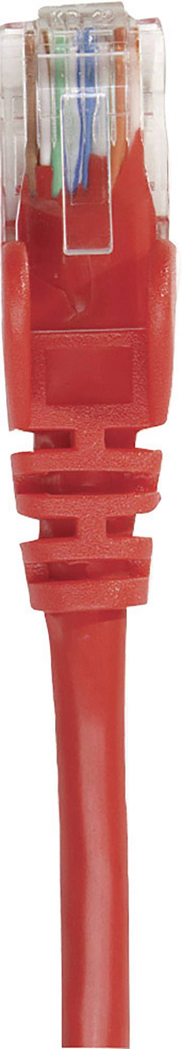 Intellinet 338394 RJ45 Hálózati kábel, patchkábel CAT 5e U/UTP 1.50 m Piros 1 db 2. kép