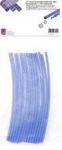 TRU COMPONENTS T1902CA020 Zsugorcső készlet Kék 1.50 mm 0.50 mm Zsugorodási arány:3:1 15 db bélyegkép