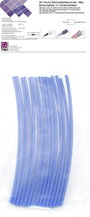 TRU COMPONENTS T1902CA020 Zsugorcső készlet Kék 1.50 mm 0.50 mm Zsugorodási arány:3:1 15 db 2. bélyegkép