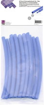 TRU COMPONENTS T1902CA033 Zsugorcső készlet Kék 6 mm 2 mm Zsugorodási arány:3:1 15 db bélyegkép