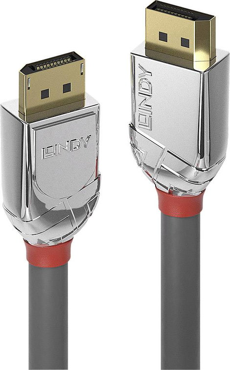 LINDY Kijelző csatlakozó Csatlakozókábel DisplayPort dugó, DisplayPort dugó 3.00 m Szürke 36303 Disp 2. kép