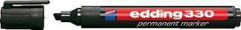 Edding 330 4-330001 Permanent marker Fekete Vízálló: Igen