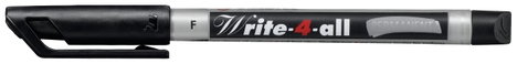 STABILO Write-4-all 156 F 156-46 Permanent marker Fekete Vízálló: Igen