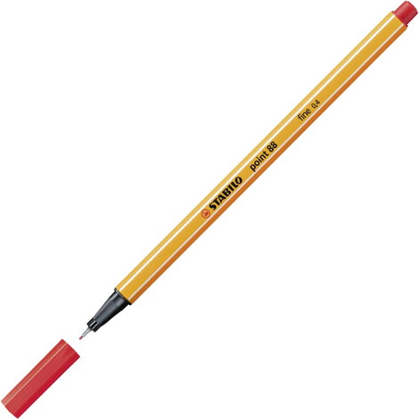 STABILO point 88 88/40 Töltőceruzák Piros 0.4 mm 1 db 2. kép