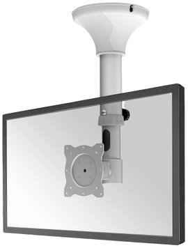 Neomounts FPMA-C025SILVER TV mennyezeti tartó 25,4 cm (10) - 76,2 cm (30) Dönthető + forgatható, For