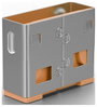 USB port blokkoló dugó, vakdugó, 10db-os készlet, narancs, LINDY 40463 3. bélyegkép